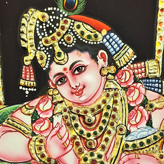 Divyam-Tanjore-Painting-krishna-swing